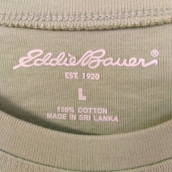 Eddie Bauer Long Sleeve  Graphic Seamist Tee Shirt NWT Large - Picture 4 of 6